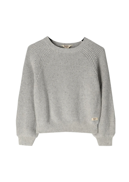 Harrow Sweater | Grey Melange Neppy