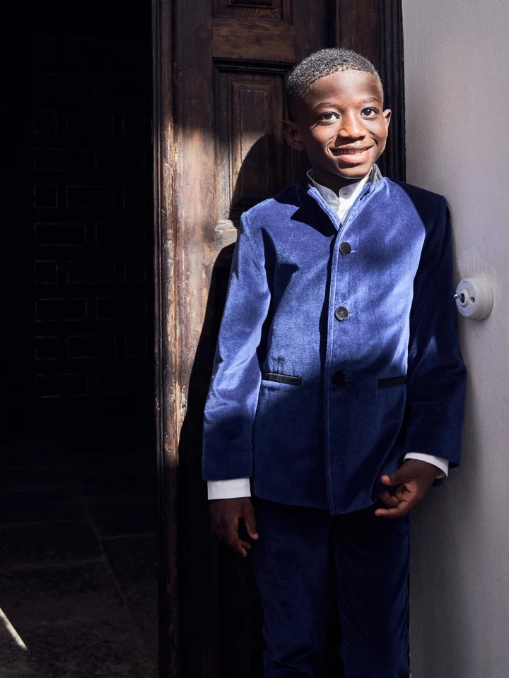 Hugo Velvet Jacket | Navy