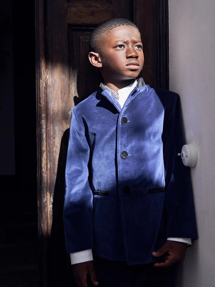 Hugo Velvet Jacket | Navy