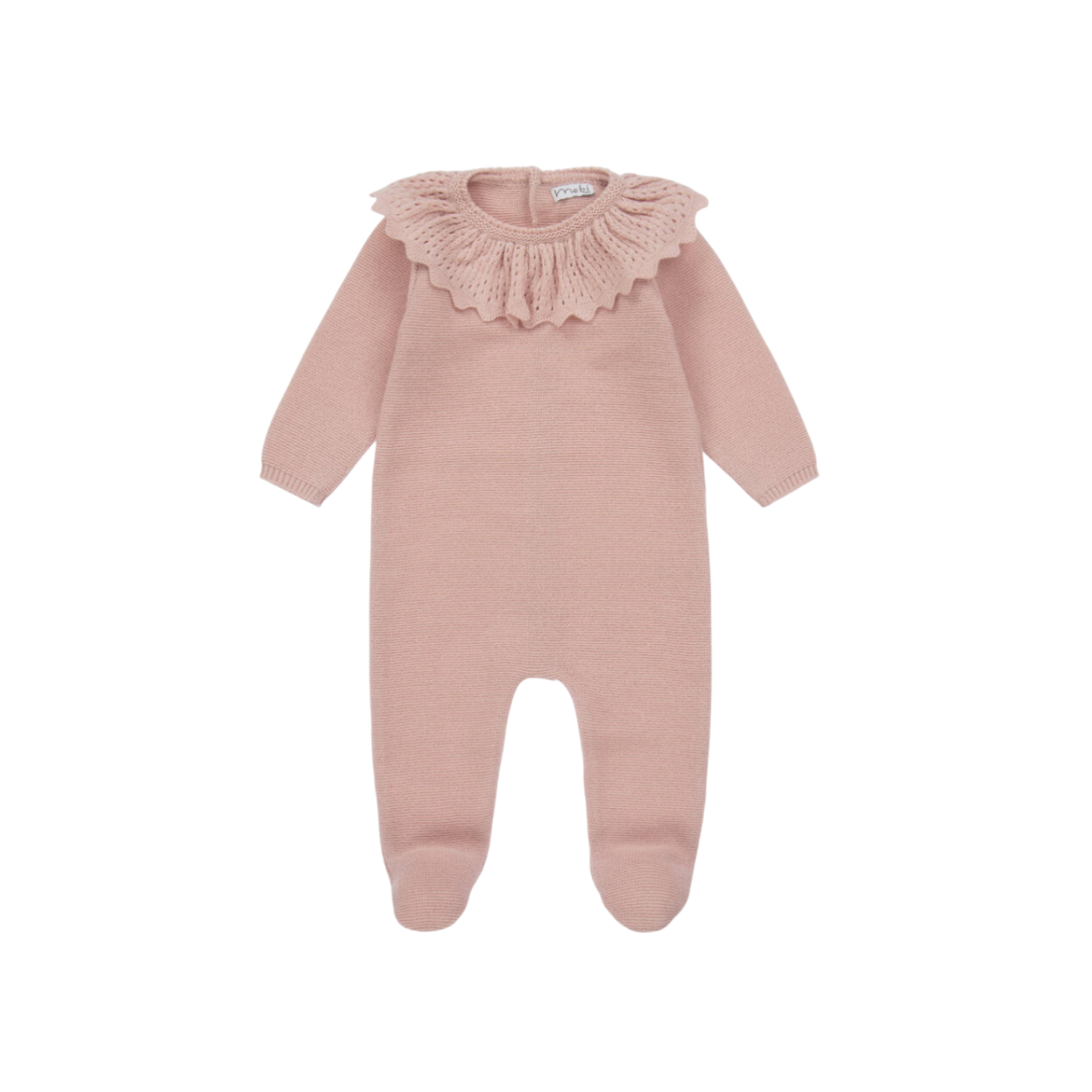 Girls Knitted Romper | Nude