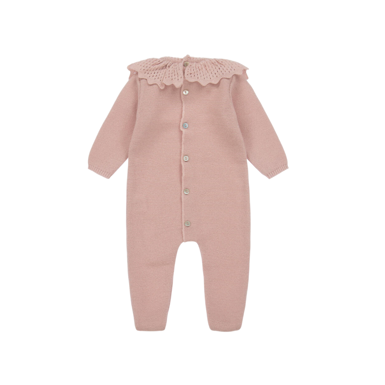Girls Knitted Romper | Nude