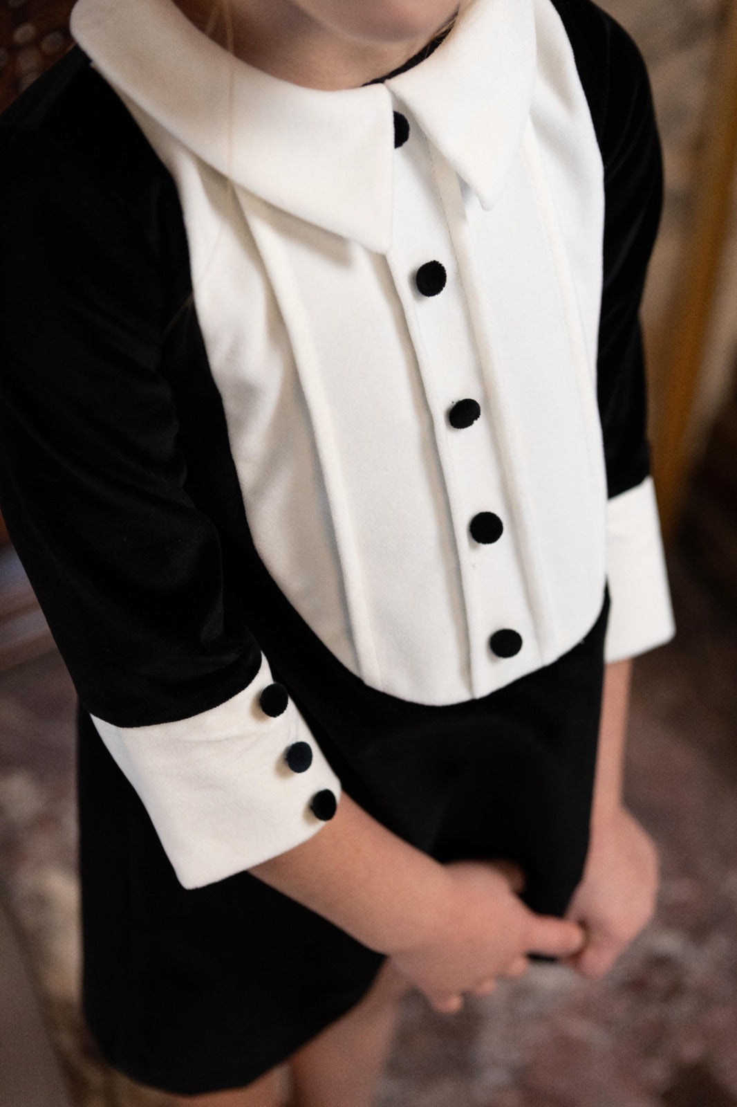 Corallo Velvet Dress | Black