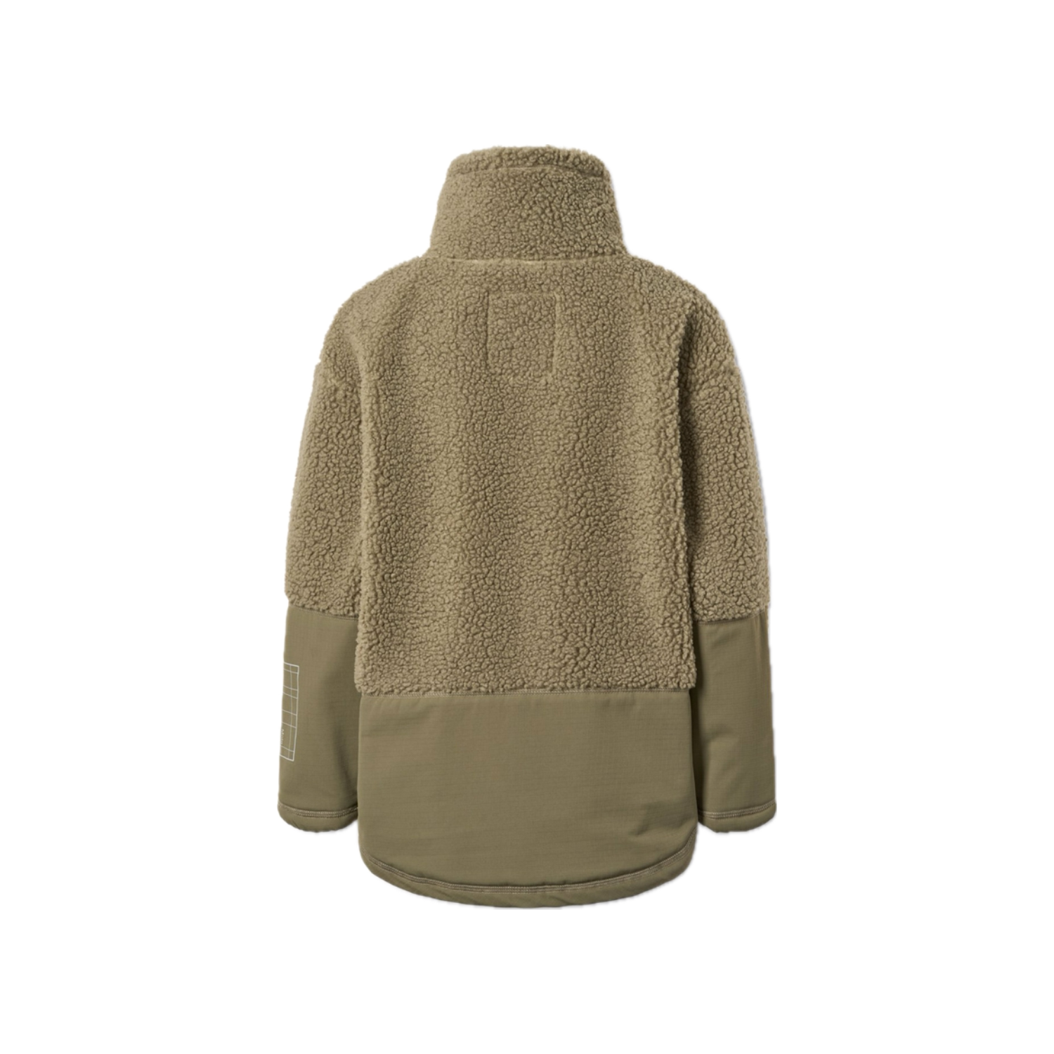 Utha Fleece Jacket | Bark Green