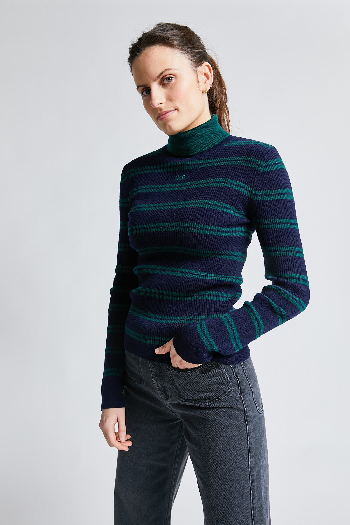 Twist Pullover | Navy