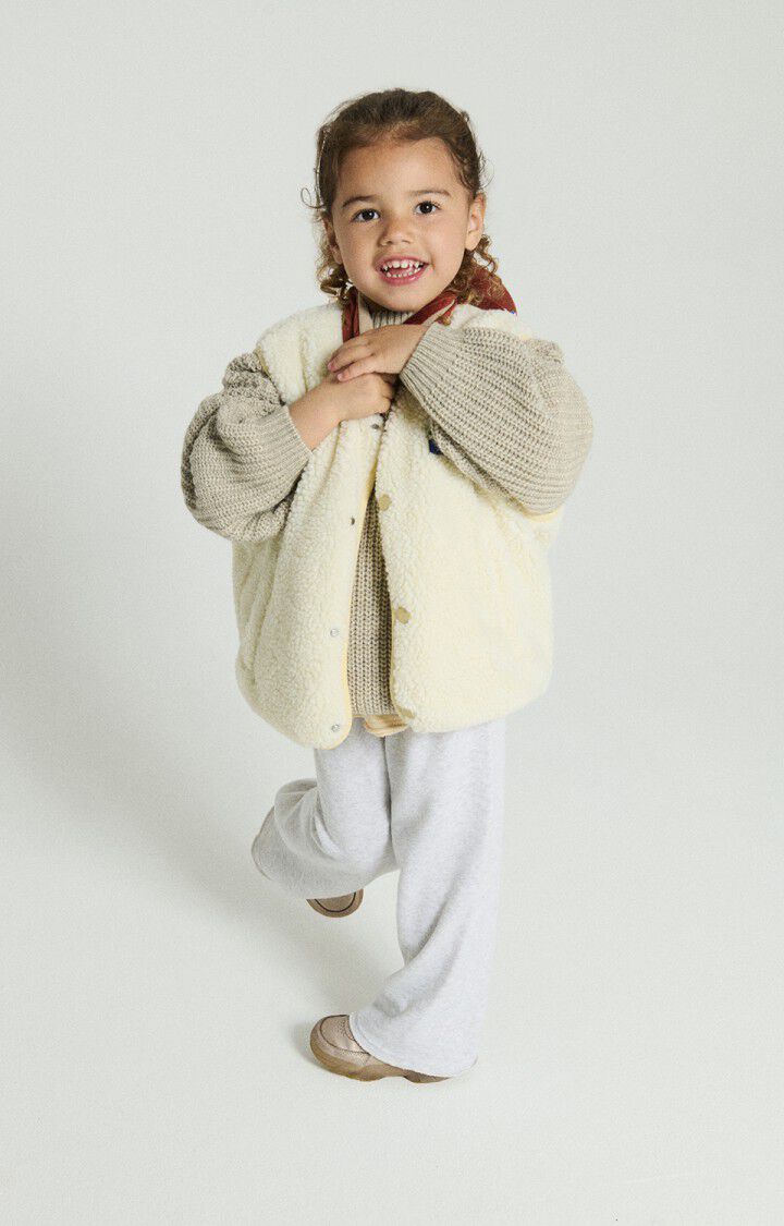 Hoktown Sleeveless Jacket | Ecru