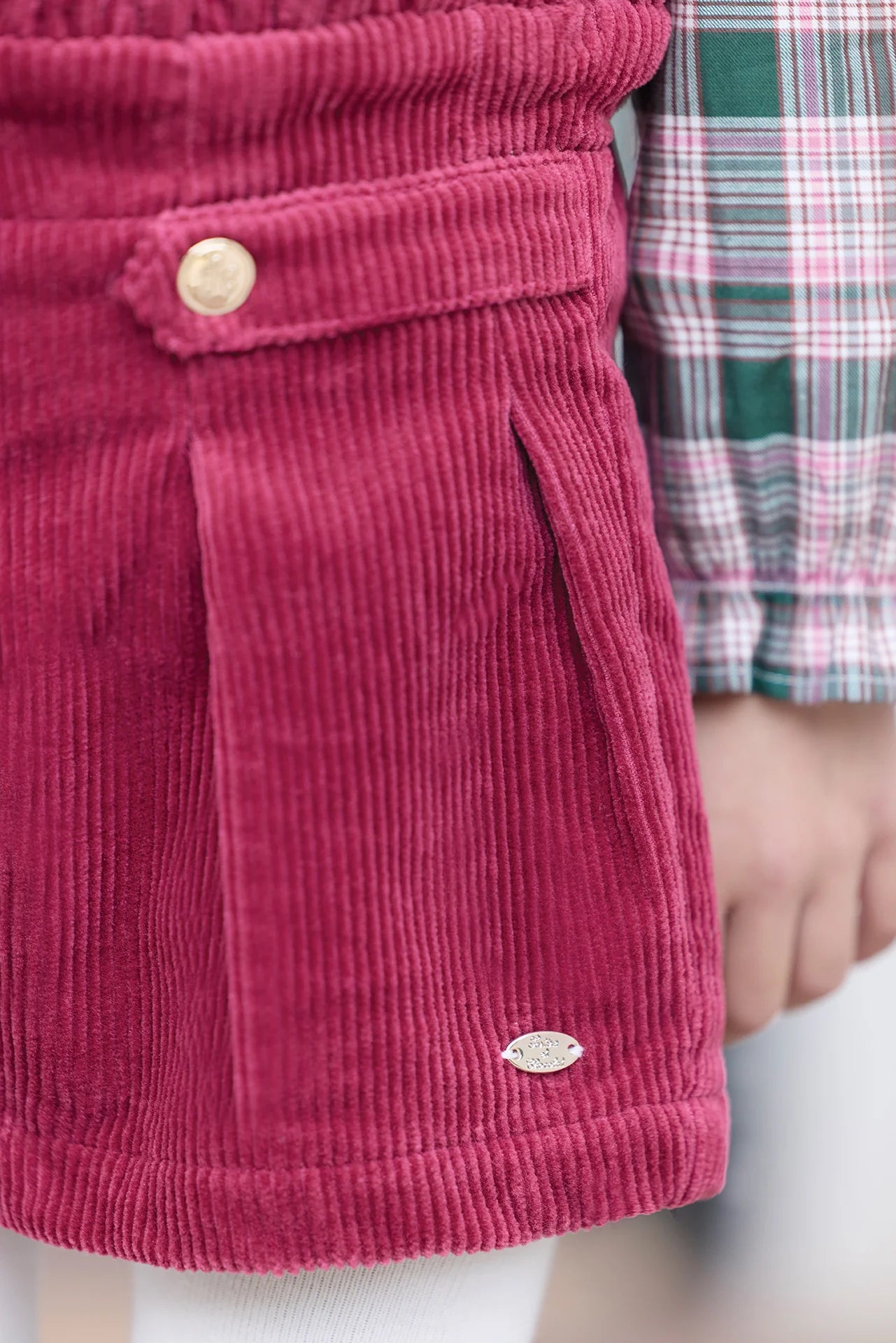 Fairytale Shorts | Magenta Velvet