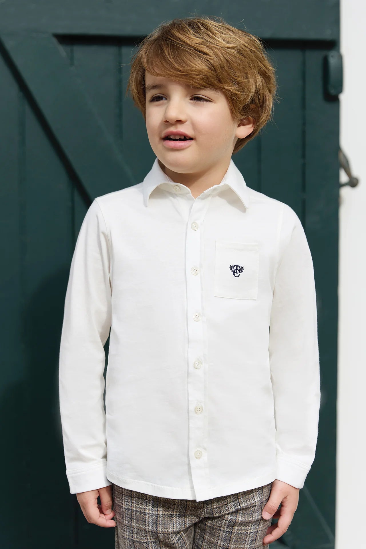 Monogram Shirt | White