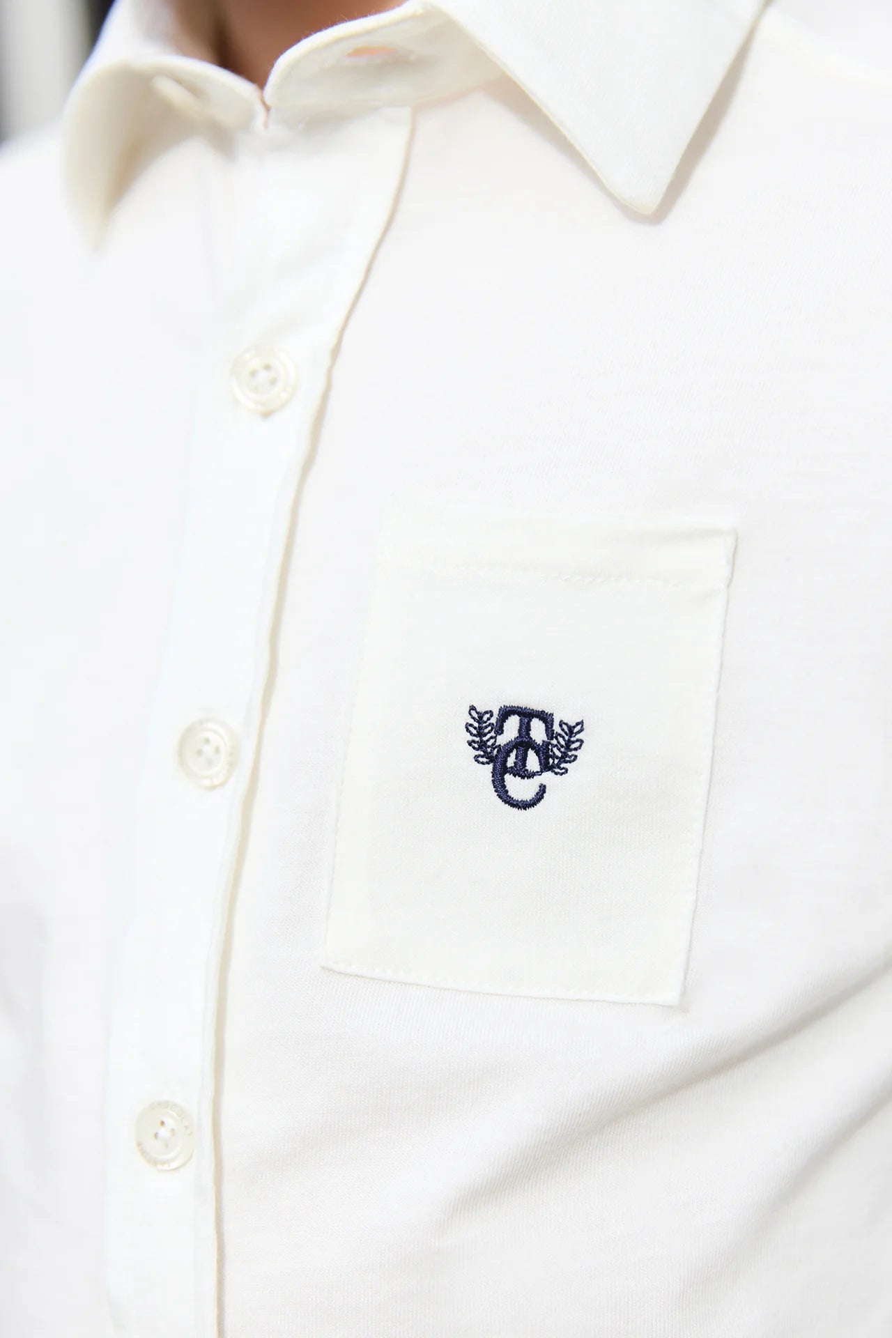 Monogram Shirt | White
