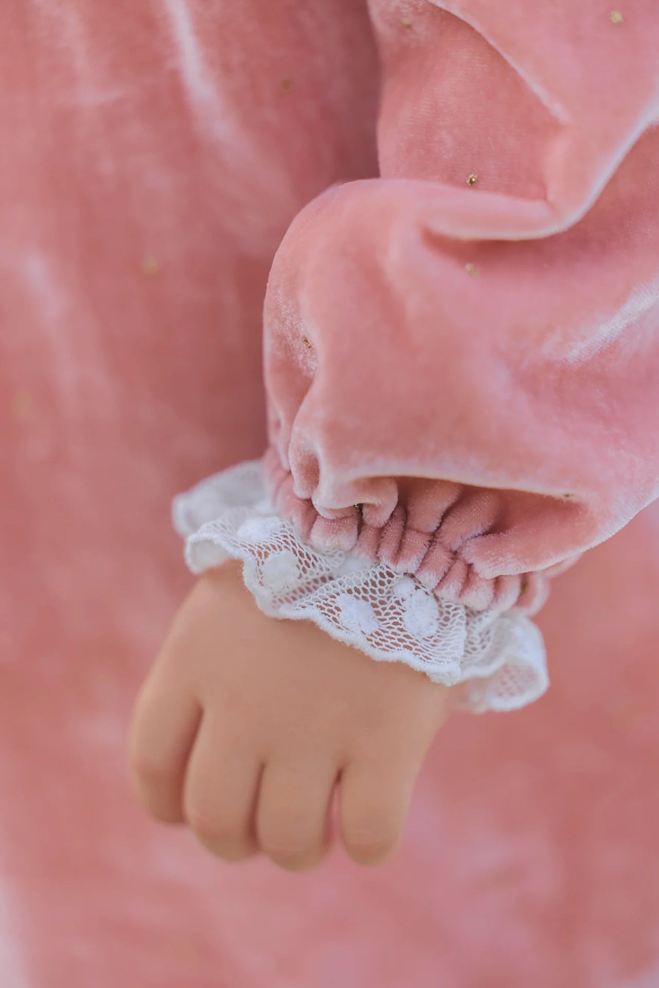 Dress | Velvet Powder Pink