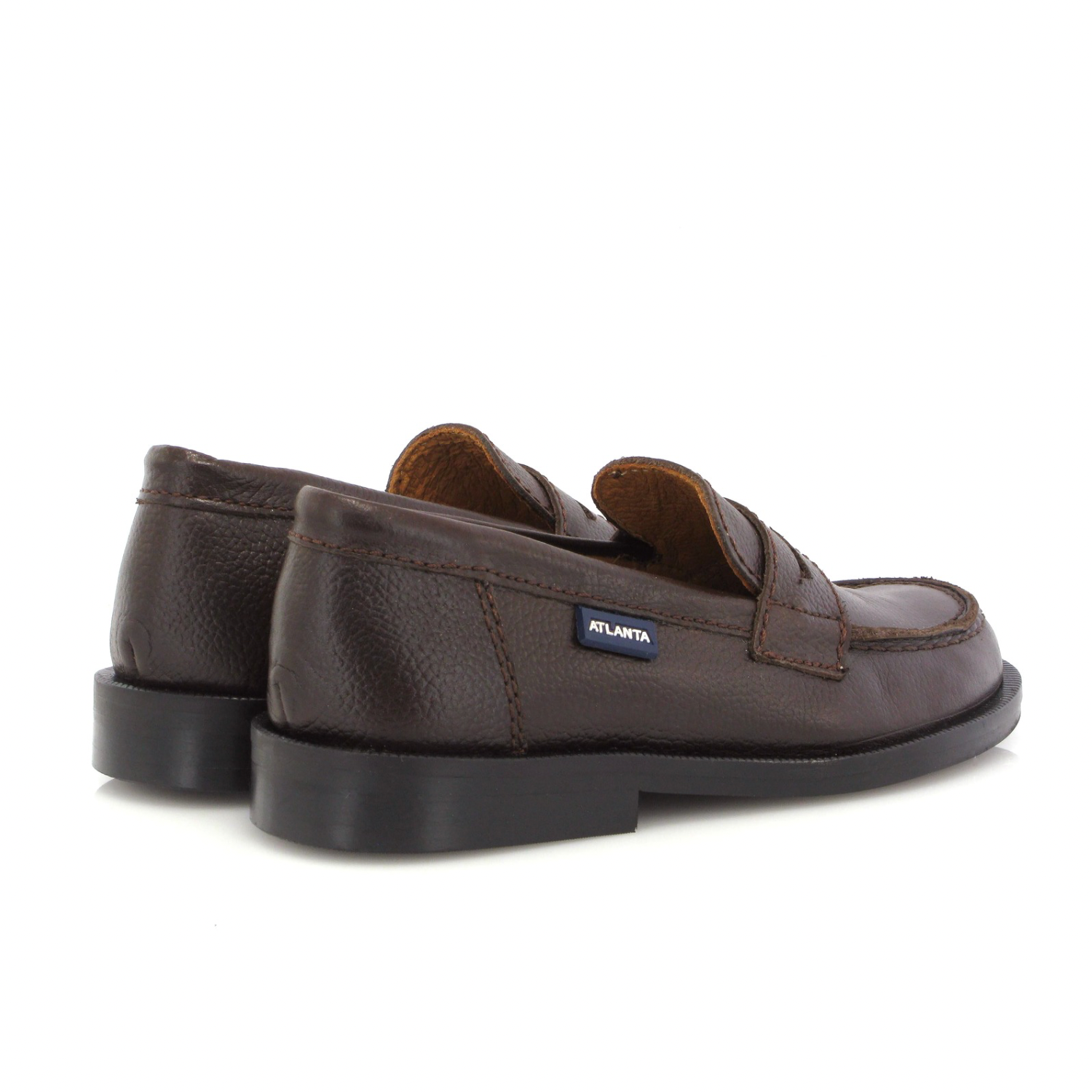 College Loafer | Dark Brown Grainy