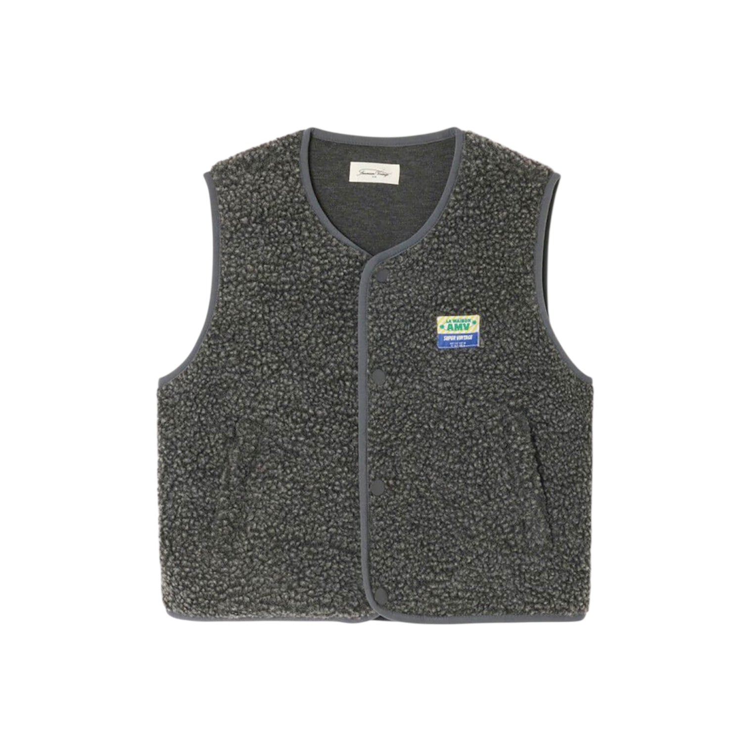 Hoktown Sleeveless Jacket | Charcoal Melange