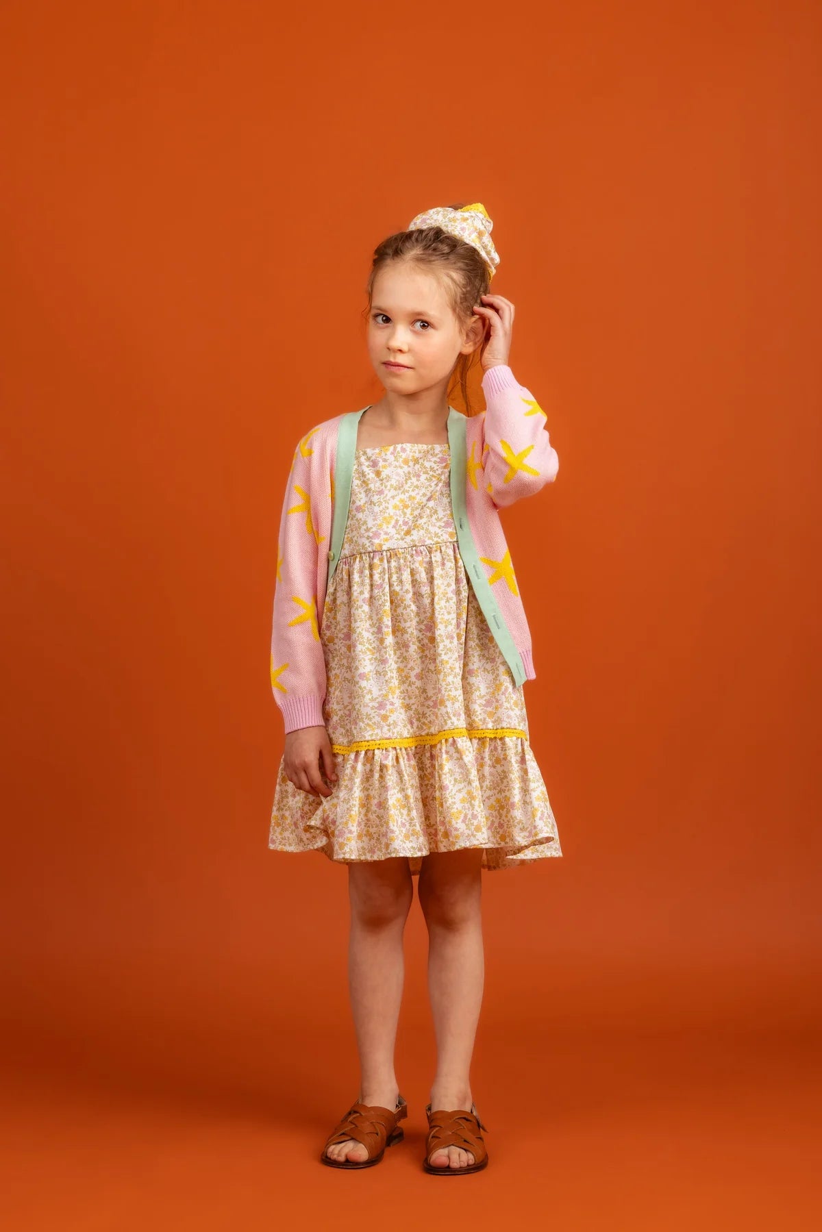Mia Strap Dress Cotton | Yellow