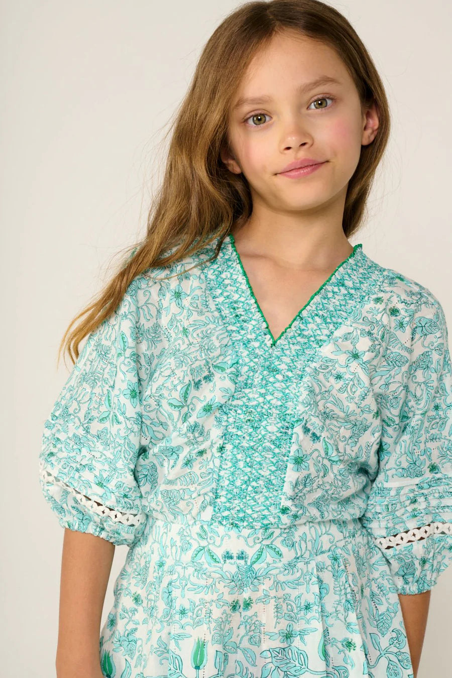 Chantal Short Jumpsuit | Aqua Tiare