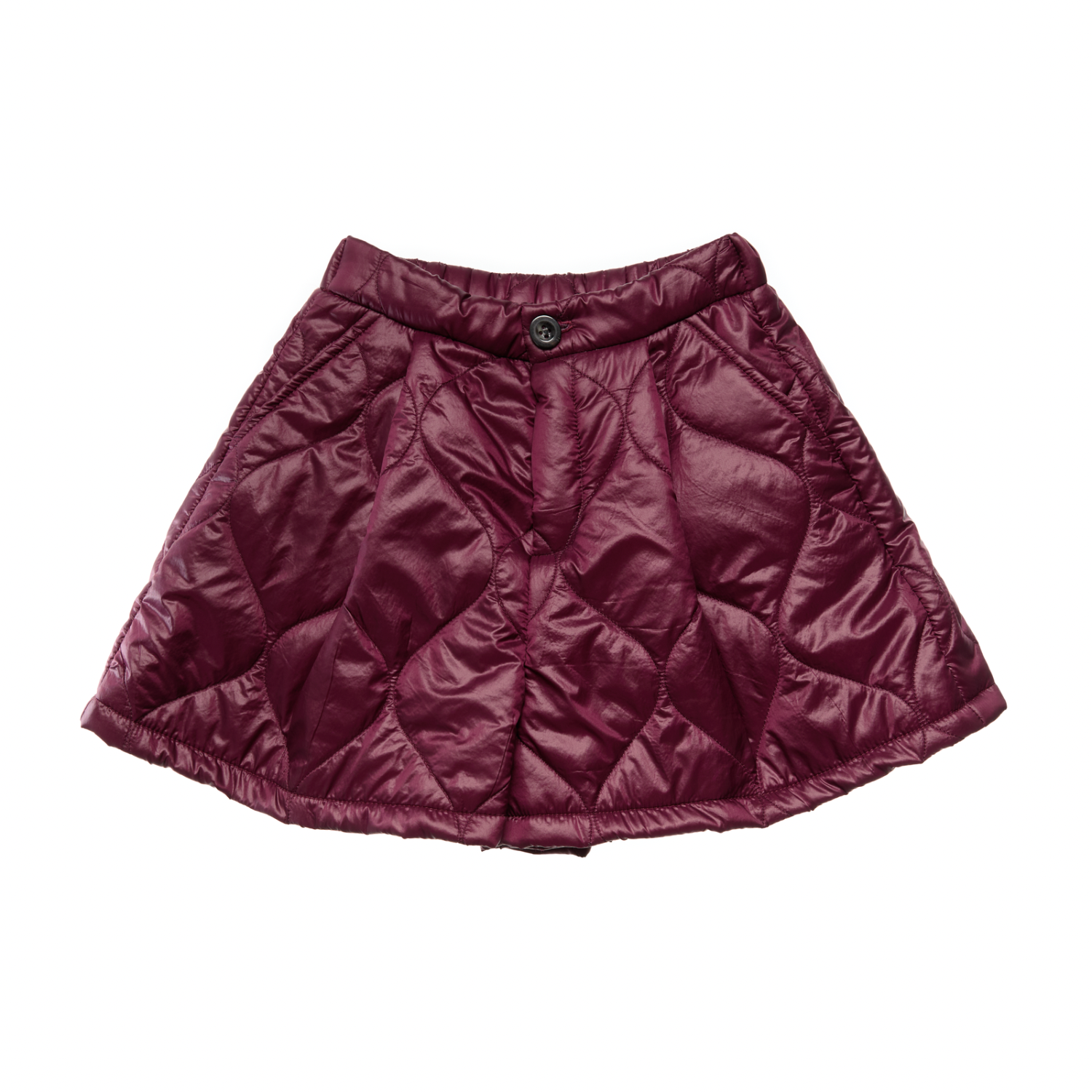 Nico Puffer Shorts | Aubergine