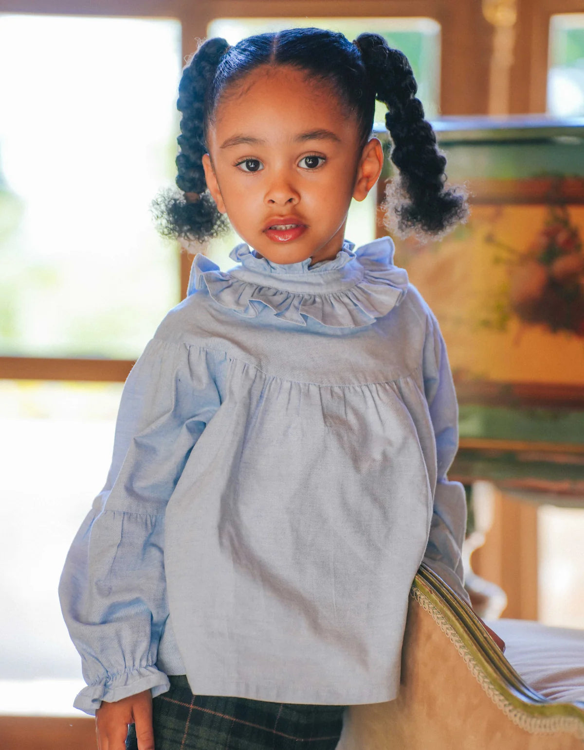 Chemise Esperance | Blue Flanelle