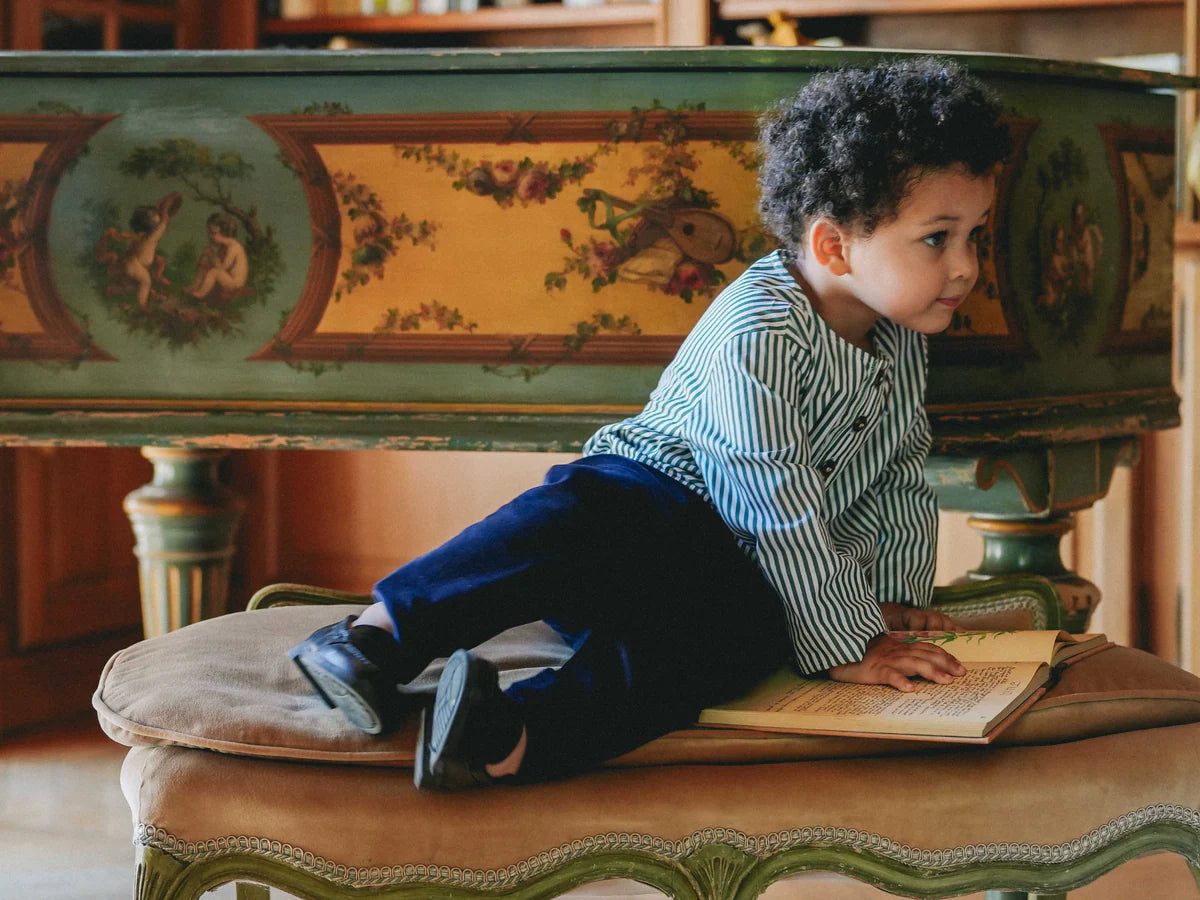 Carotte Pantalon | Marine Velvet