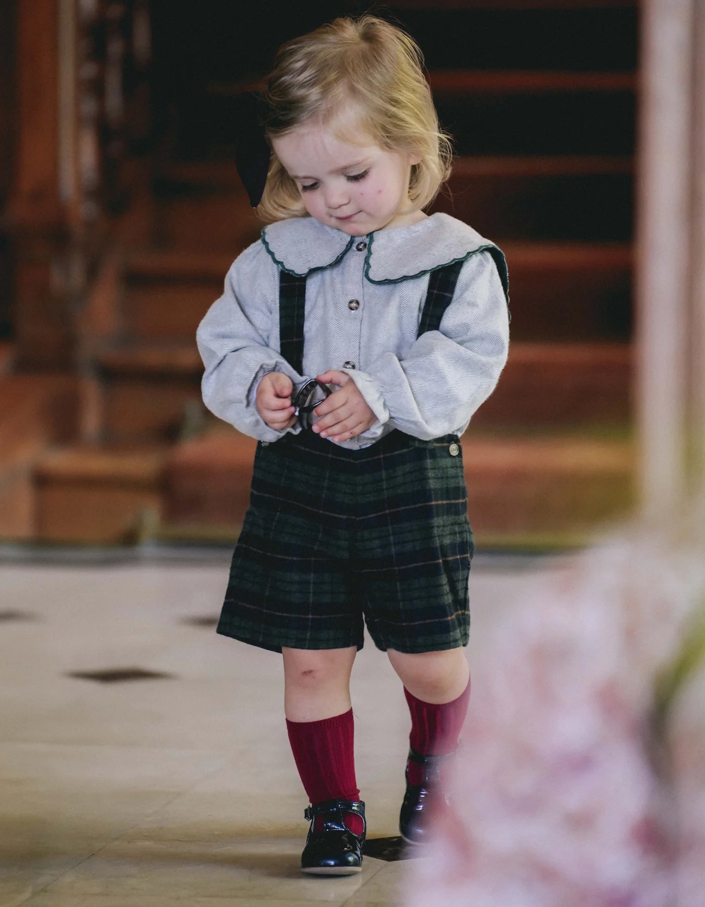 Chemise Lorette | Grey Chevron