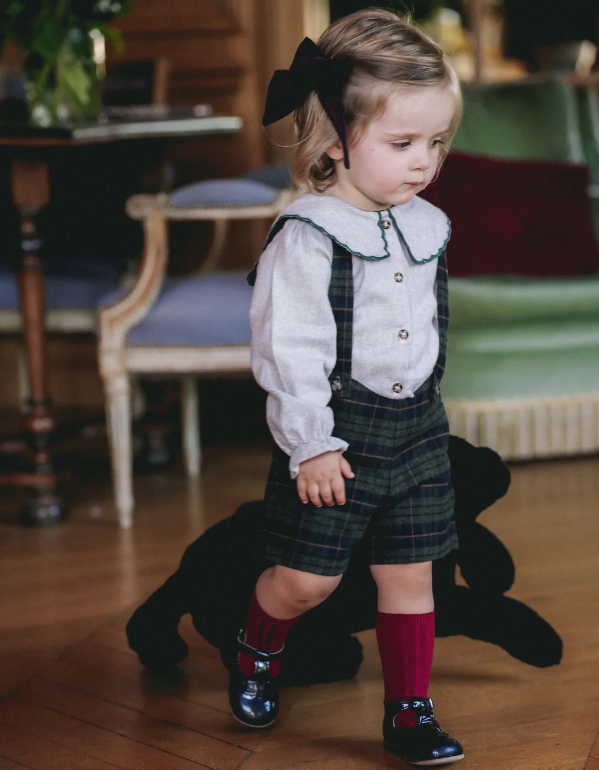 Chemise Lorette | Grey Chevron