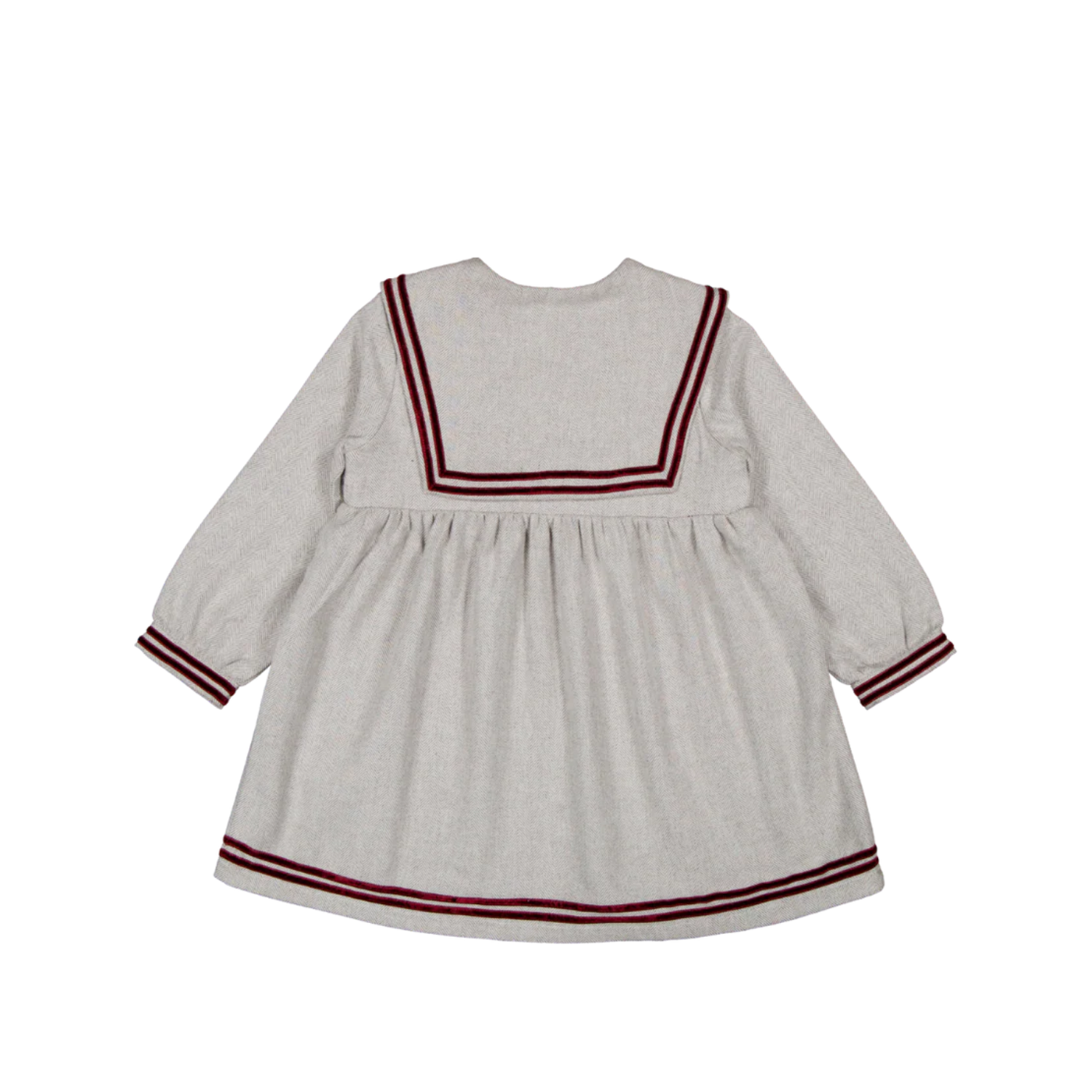 Lotti Dress | Grey Chevron