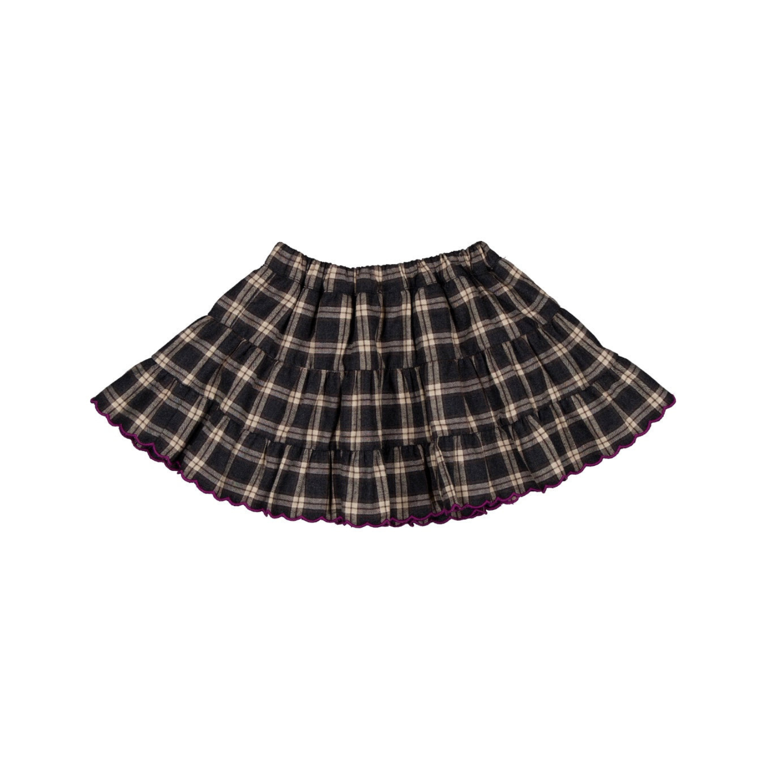 Bea Skirt | Grey Tartan