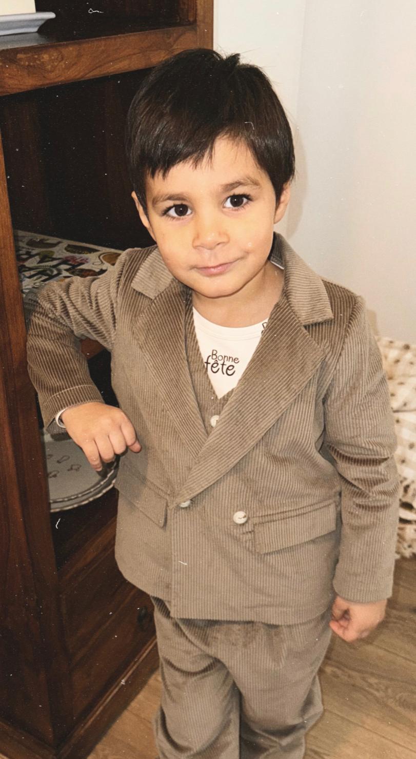 Corduroy Vest | Taupe