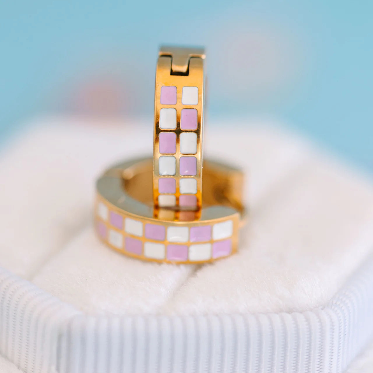 Checkered Huggies | Lilac