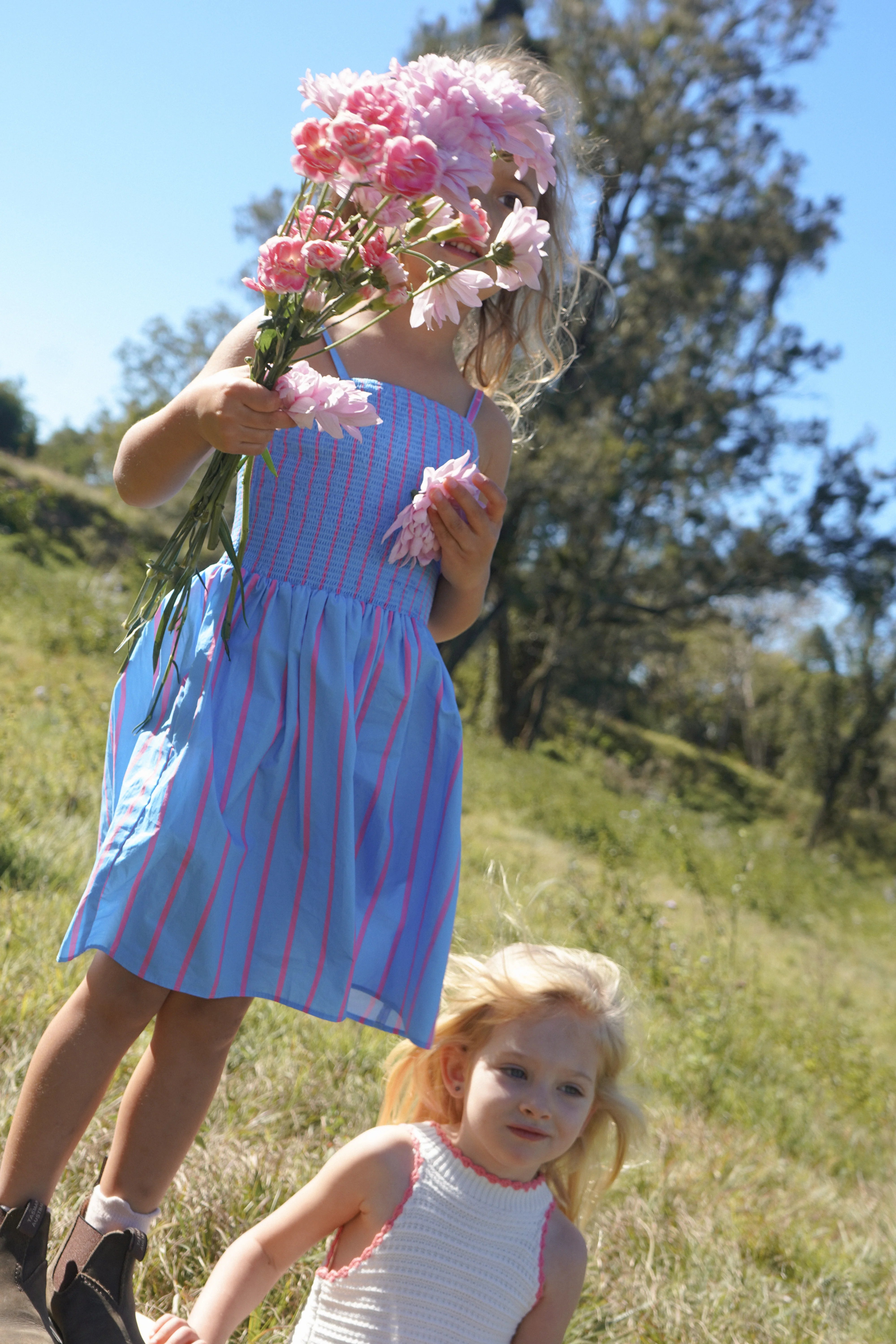 Cleo Striped Dress | Blue