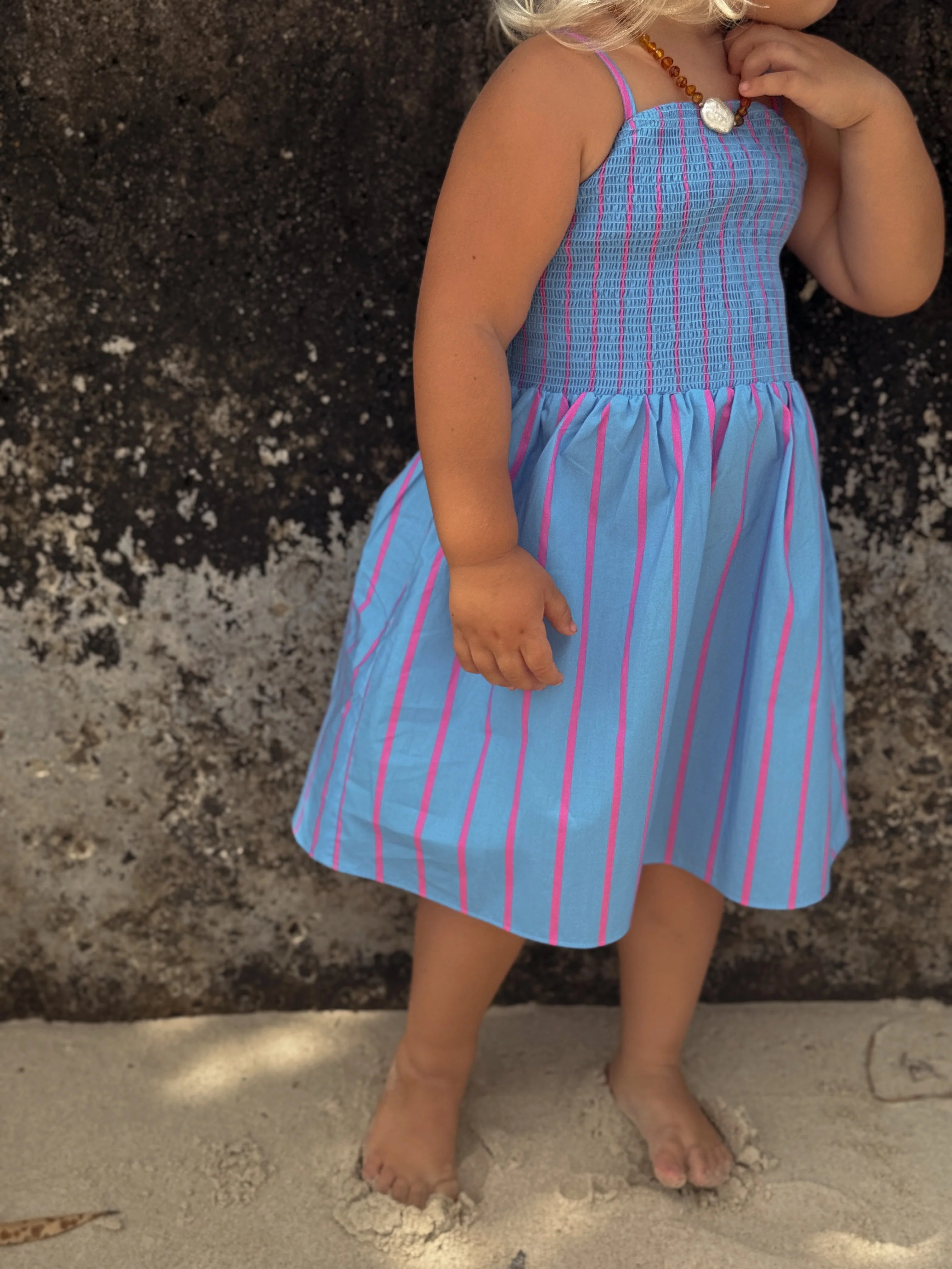 Cleo Striped Dress | Blue