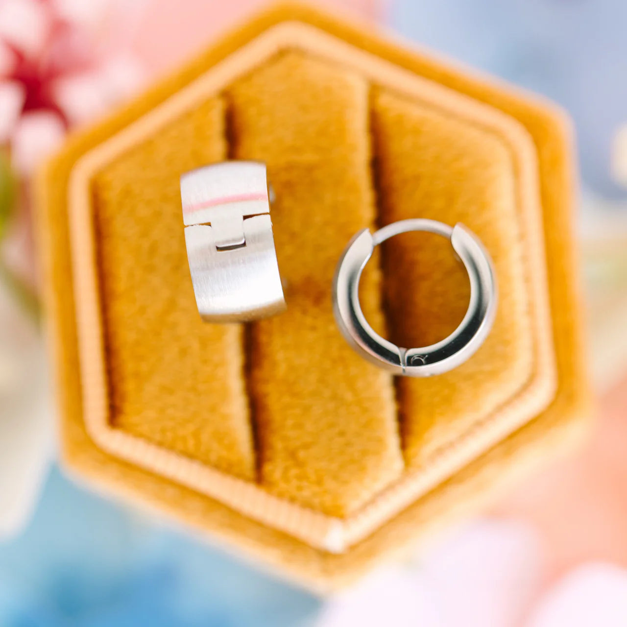 Chunky Brushed Huggies | Silver