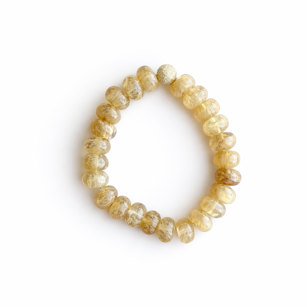 Semi Precious Bracelet | Bronze Monochrome