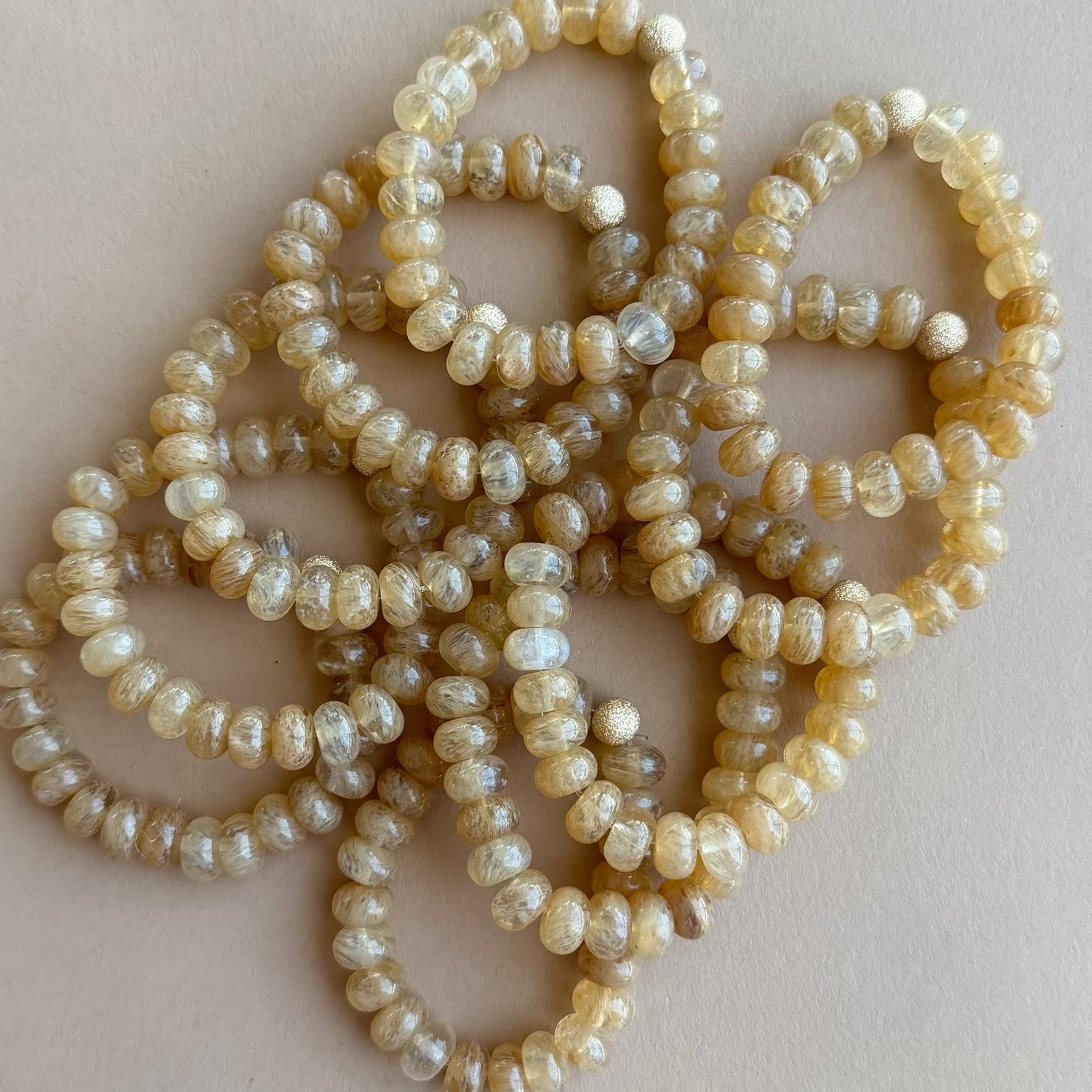 Semi Precious Bracelet | Bronze Monochrome