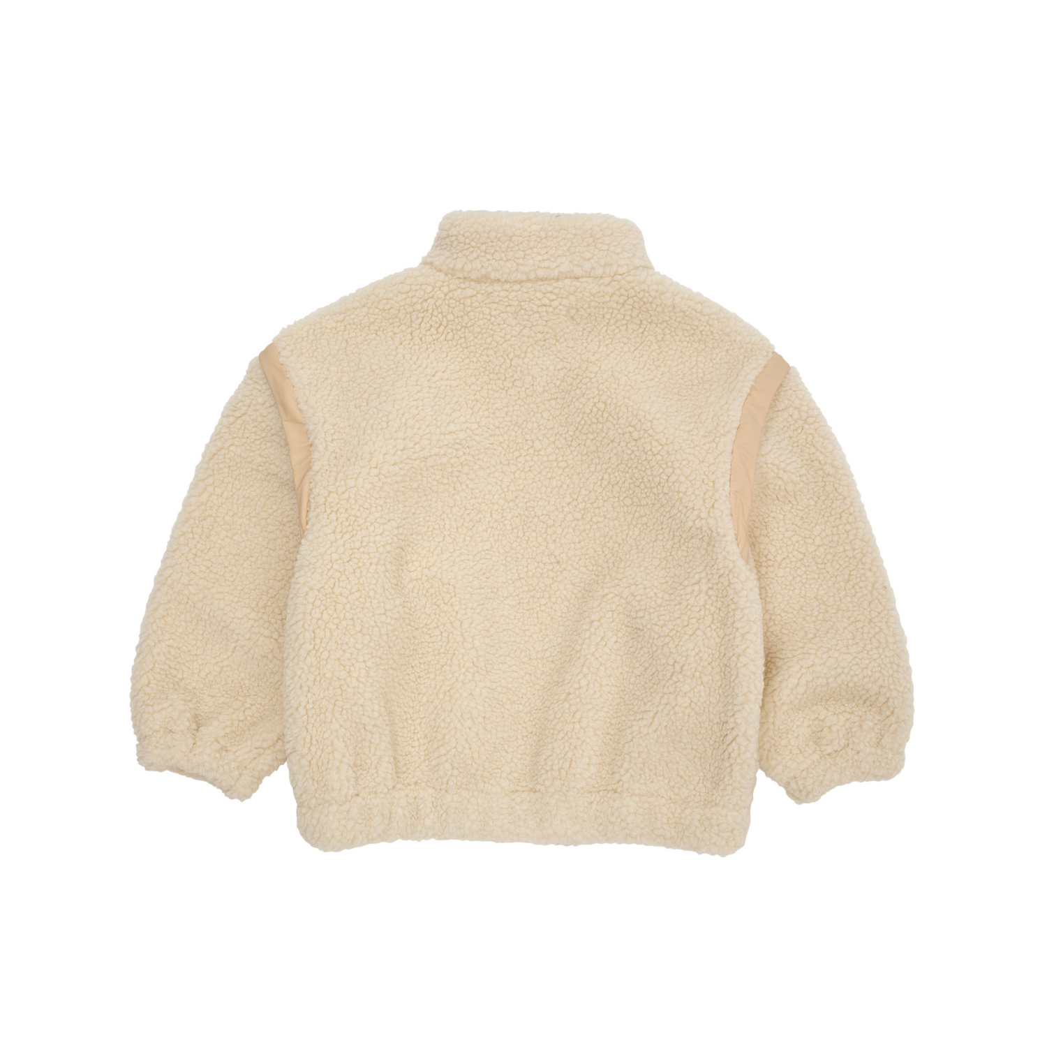 Teddy Removable Sleeves Jacket | Cream
