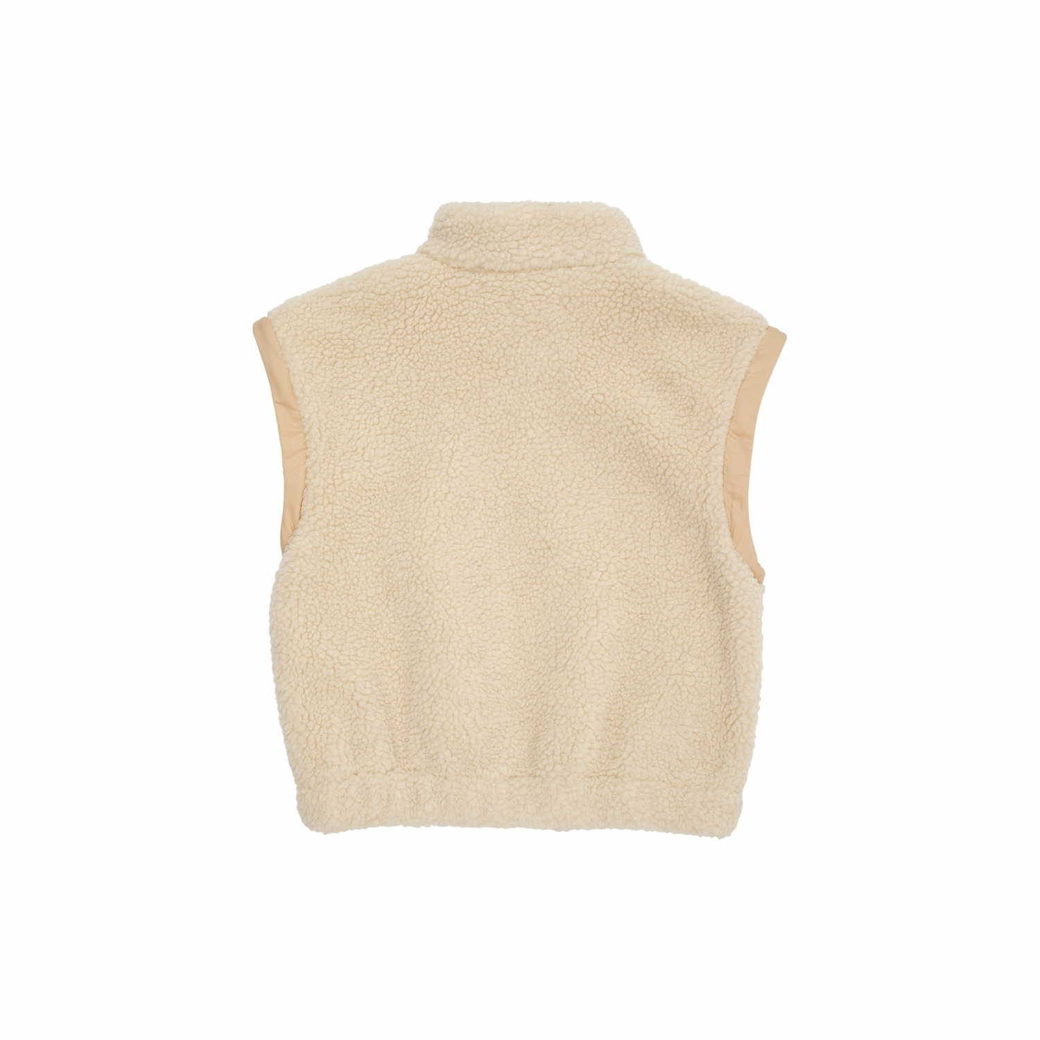 Teddy Removable Sleeves Jacket | Cream