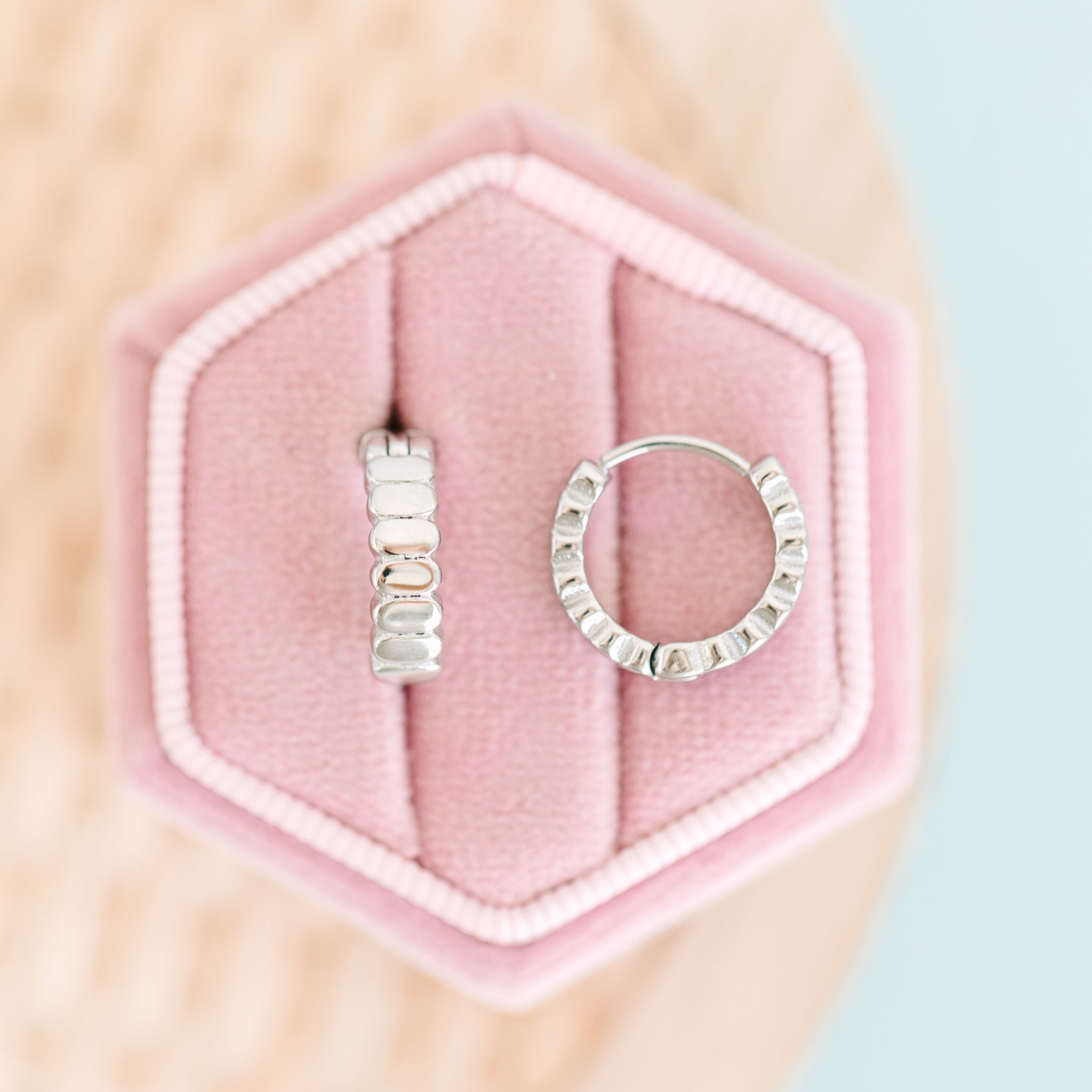 Segmented Huggies | Silver