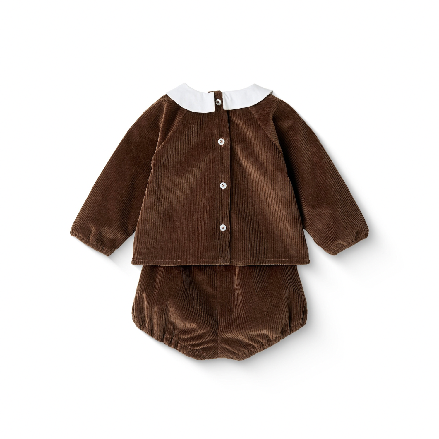 Corduroy Baby Set | Dark Brown