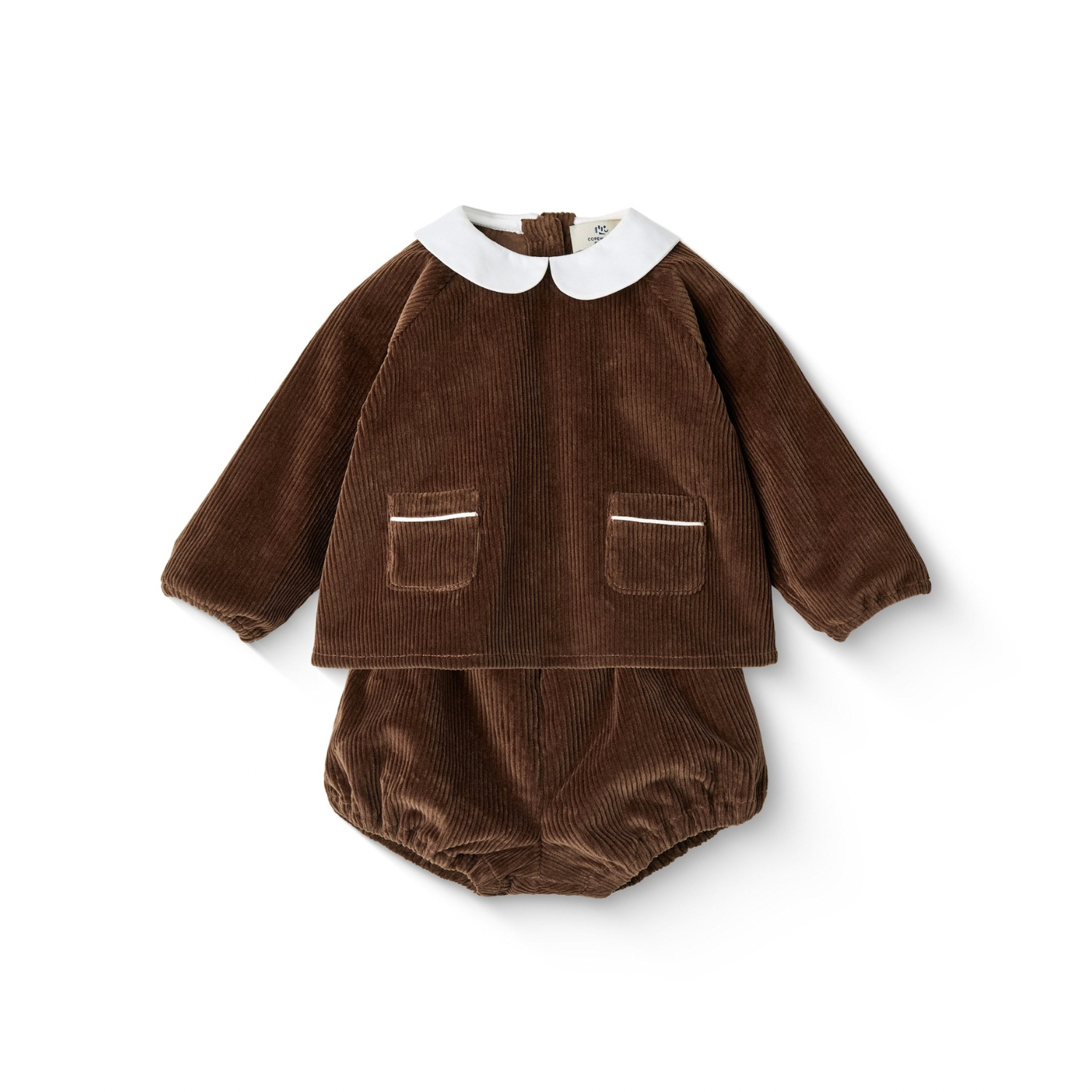 Corduroy Baby Set | Dark Brown