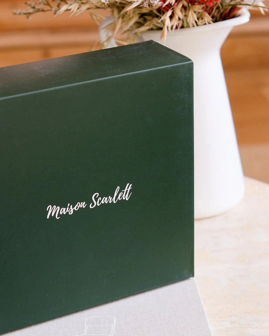 Anne Leather Jewelry Box | Navy Blue