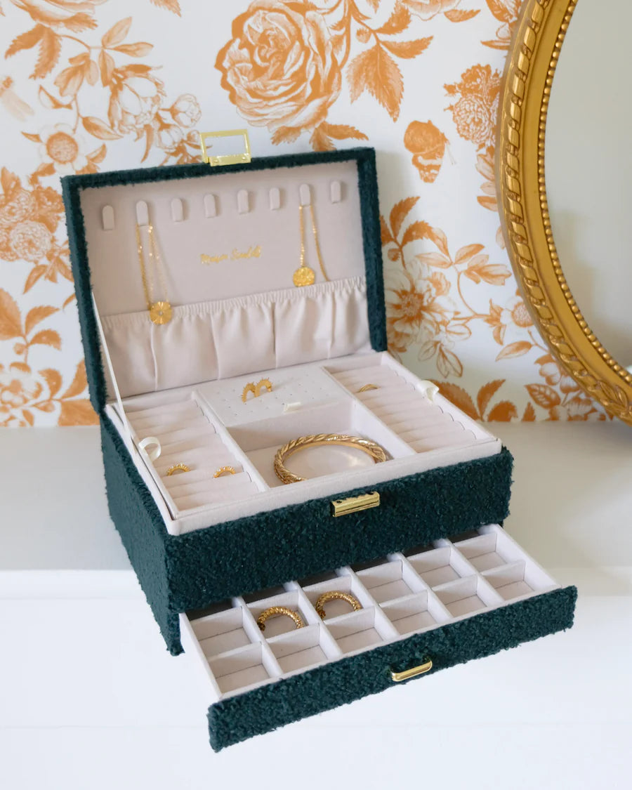 Denise Teddy Jewelry Box | Green