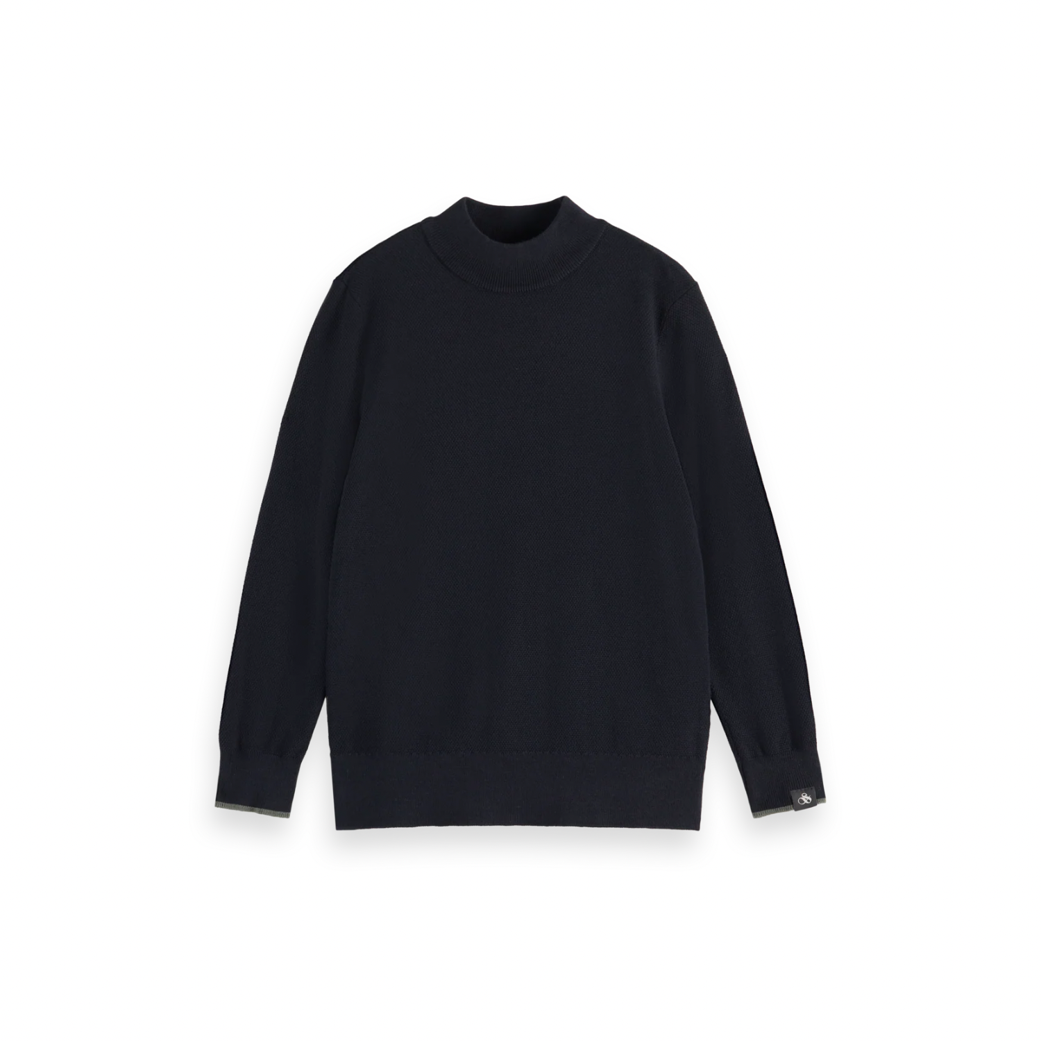 Mock Neck Pullover | Anthracite
