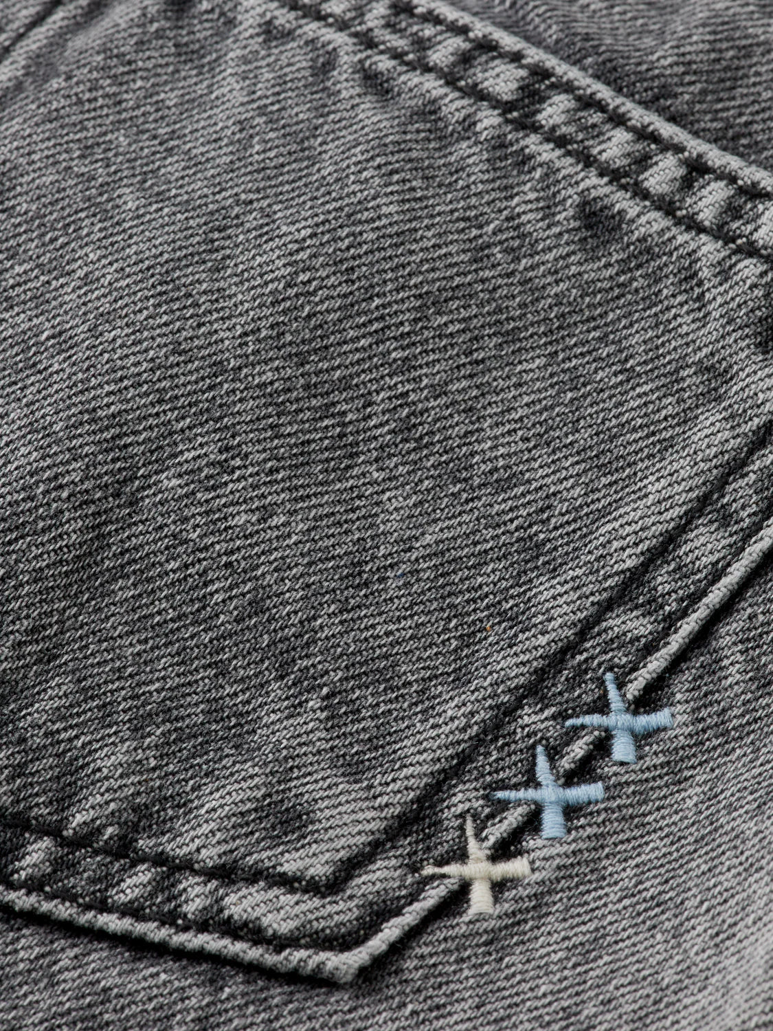 Denim Mini Skirt | Black Spark