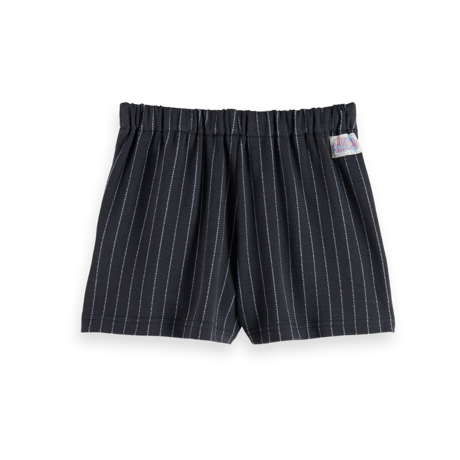 Pinstripe Skort | Charcoal Cerulean Pinstripe