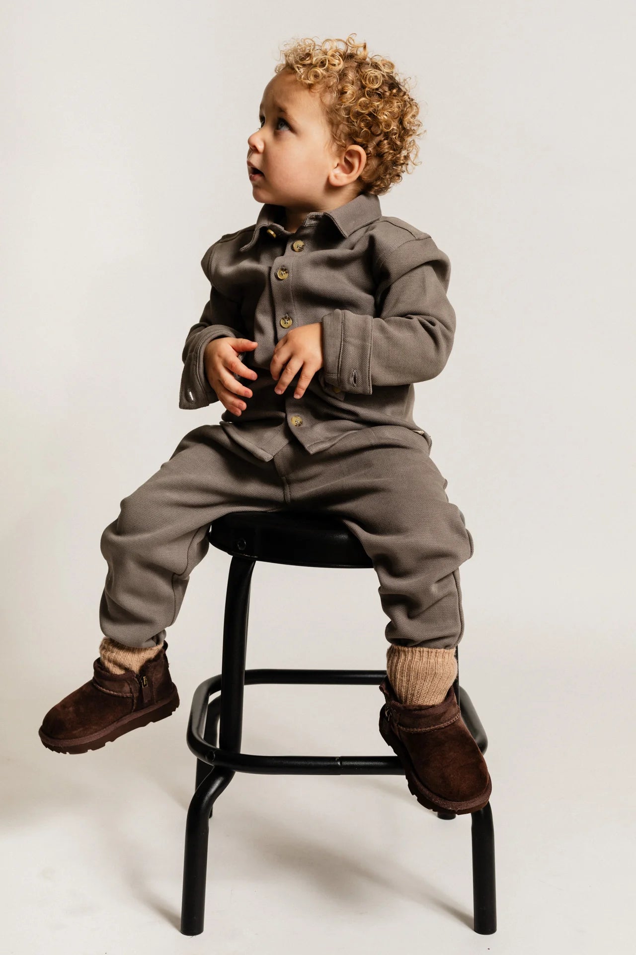 Wisley Shirt | Grey Steel Dark