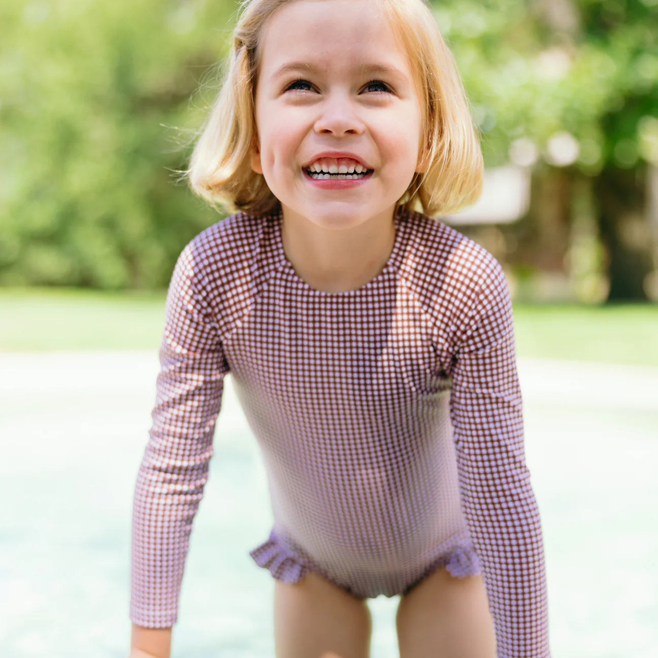 Gingham One Piece | Cocoa