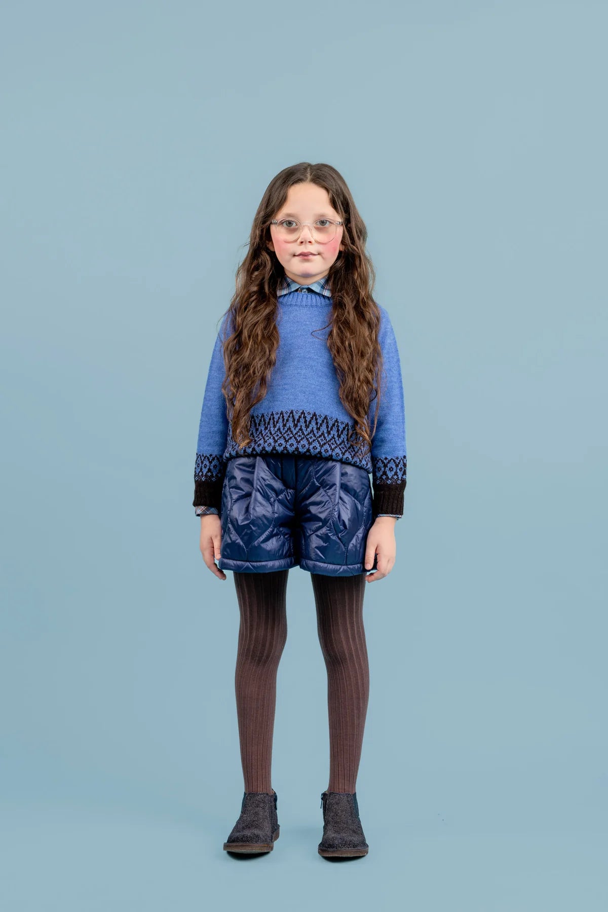 Felix Puffer Shorts | Luminous Blue