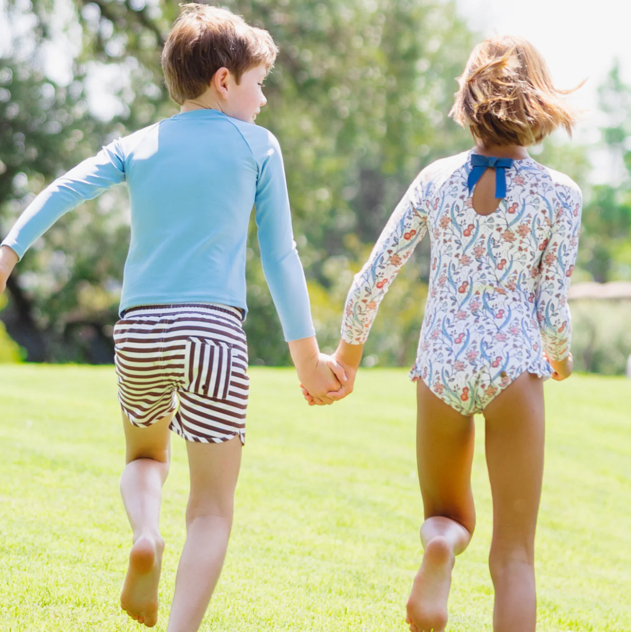 Stripe Boardie | Cocoa