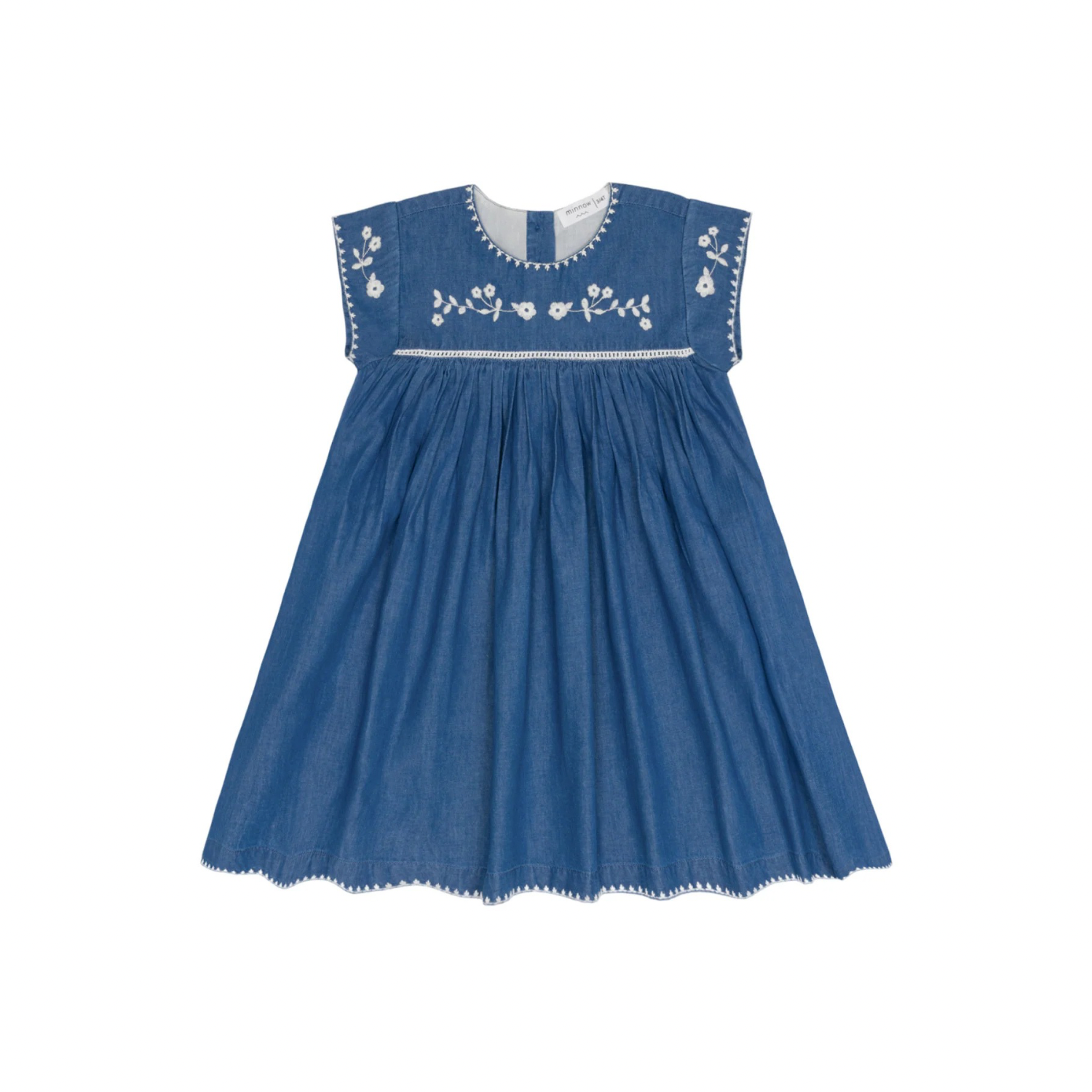 Cap Sleeve Dress | Chambray