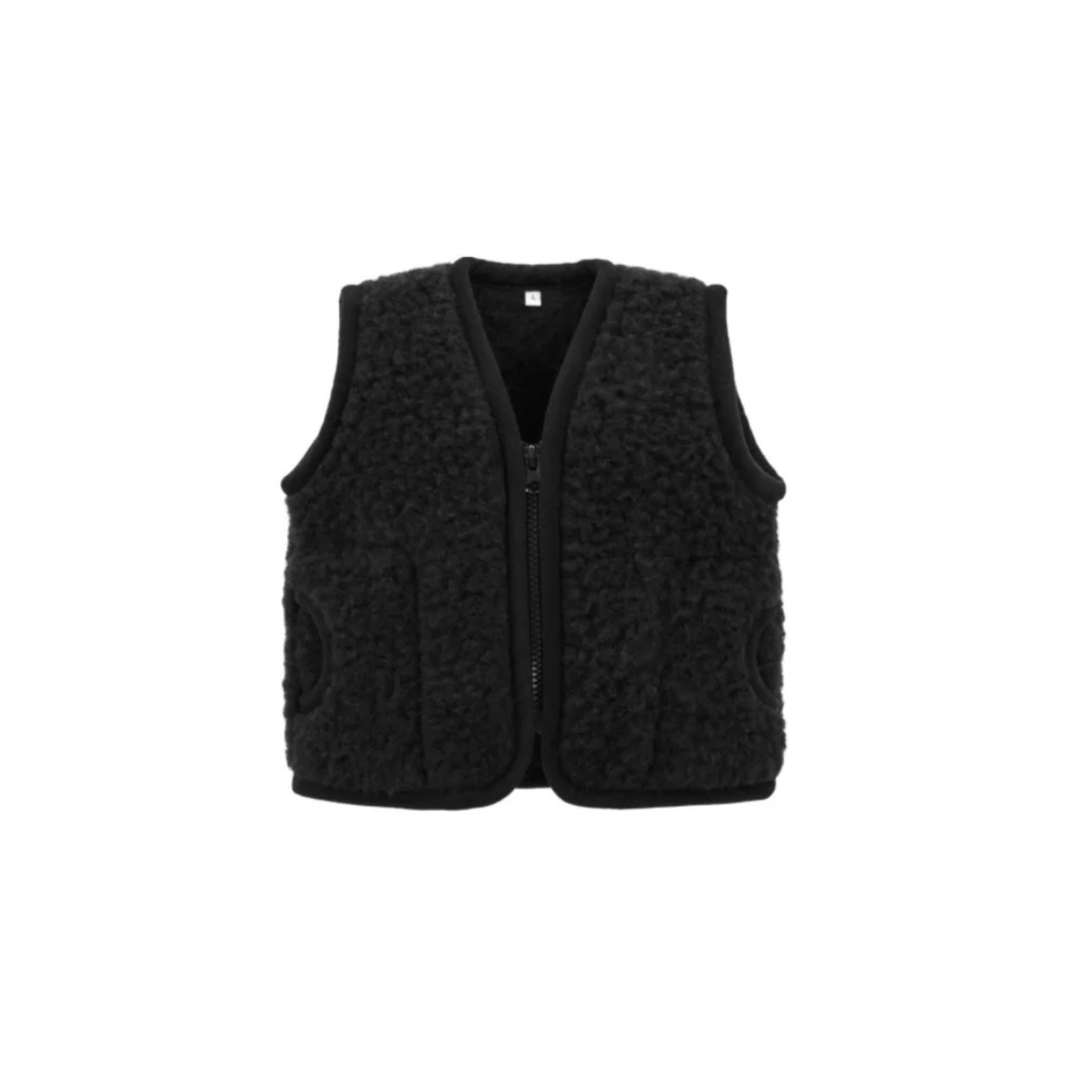 Wool Vest | Black