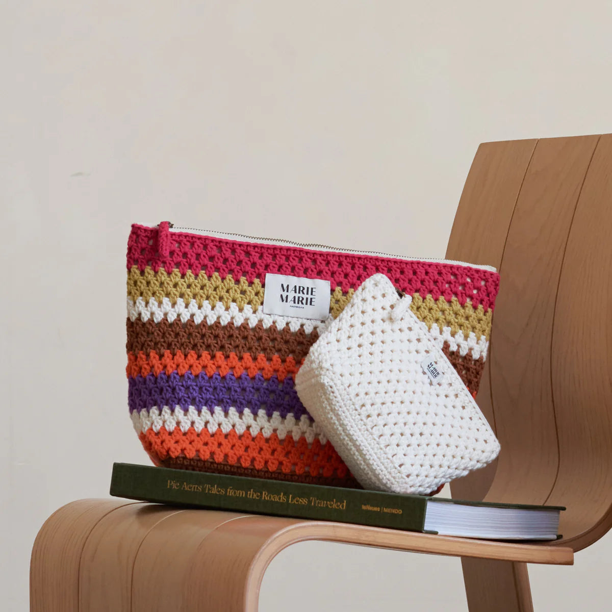 Solid Crochet Small Pouch