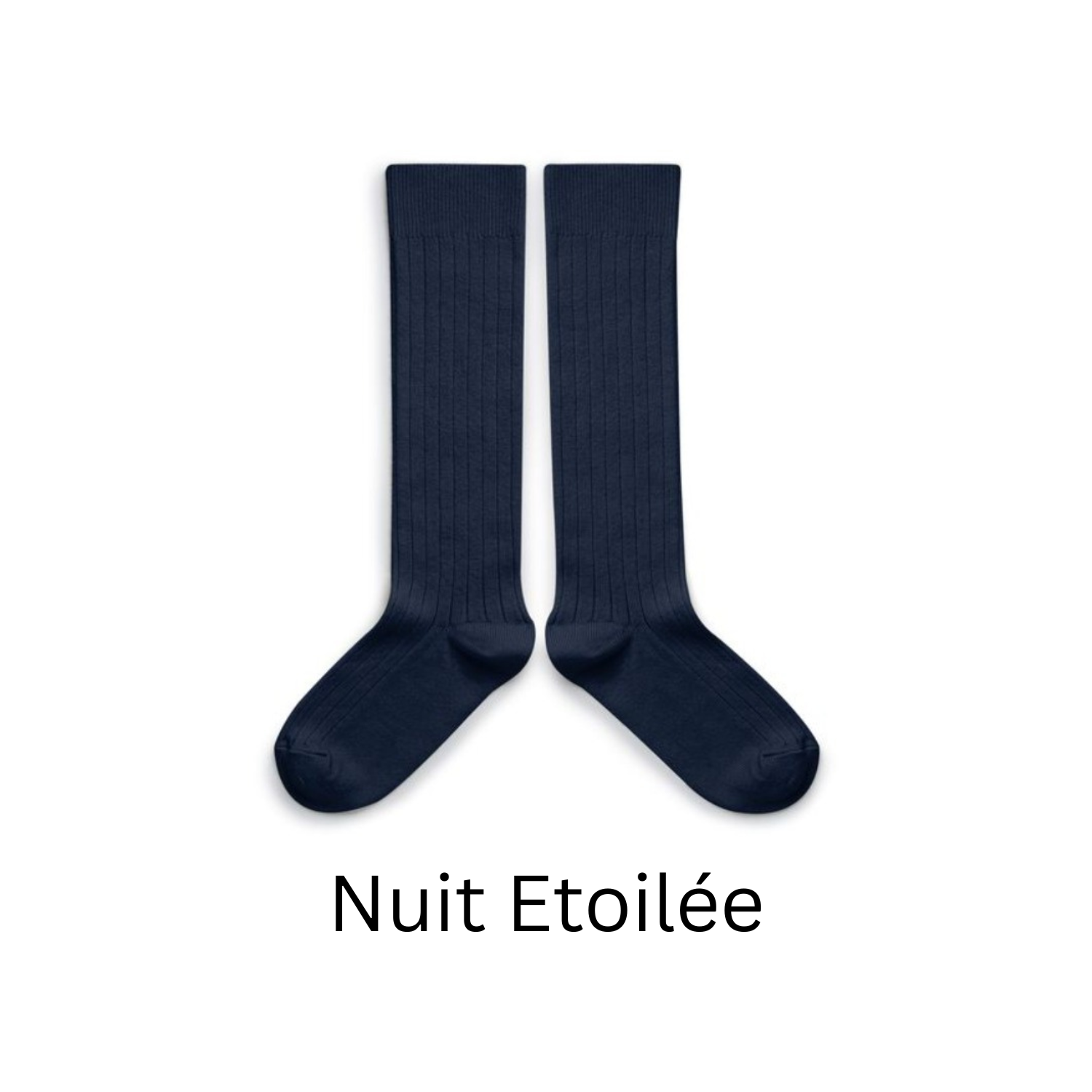 Ribbed Knee High Socks