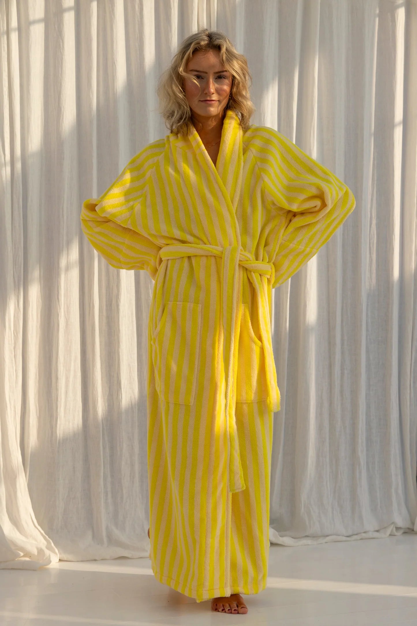 Naram Bathrobe | Striped